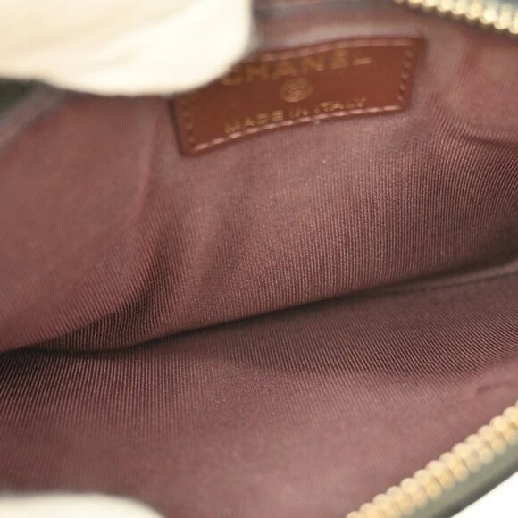 CHANEL LONG WALLET PURSE BLACK CALFSKIN NQ01702 - Picture 5 of 8